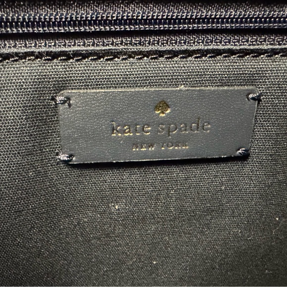 Kate Spade woven Navy and white - Picture 3 of 4